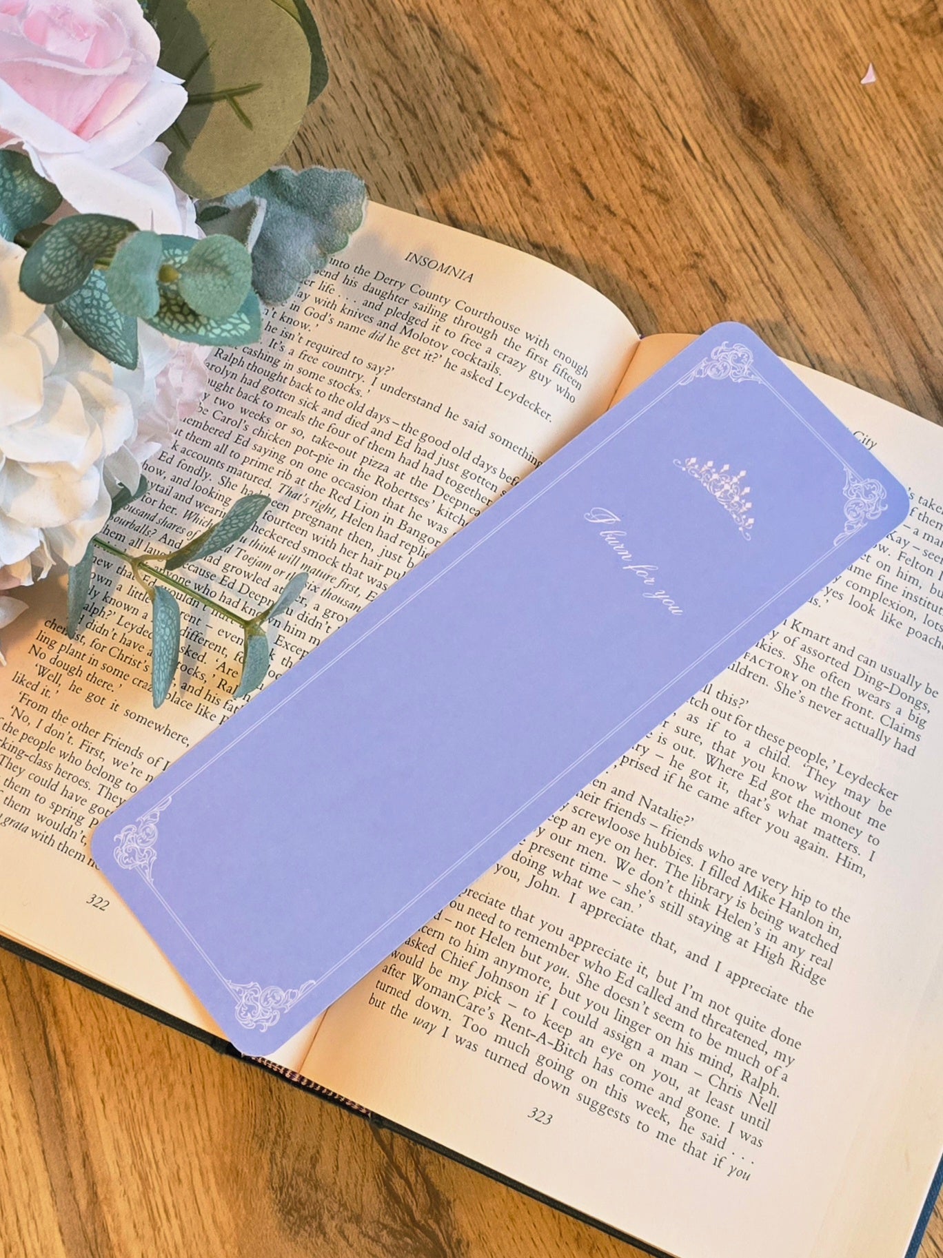 Flawless Blue Bookmark– Daphne Bridgerton Design