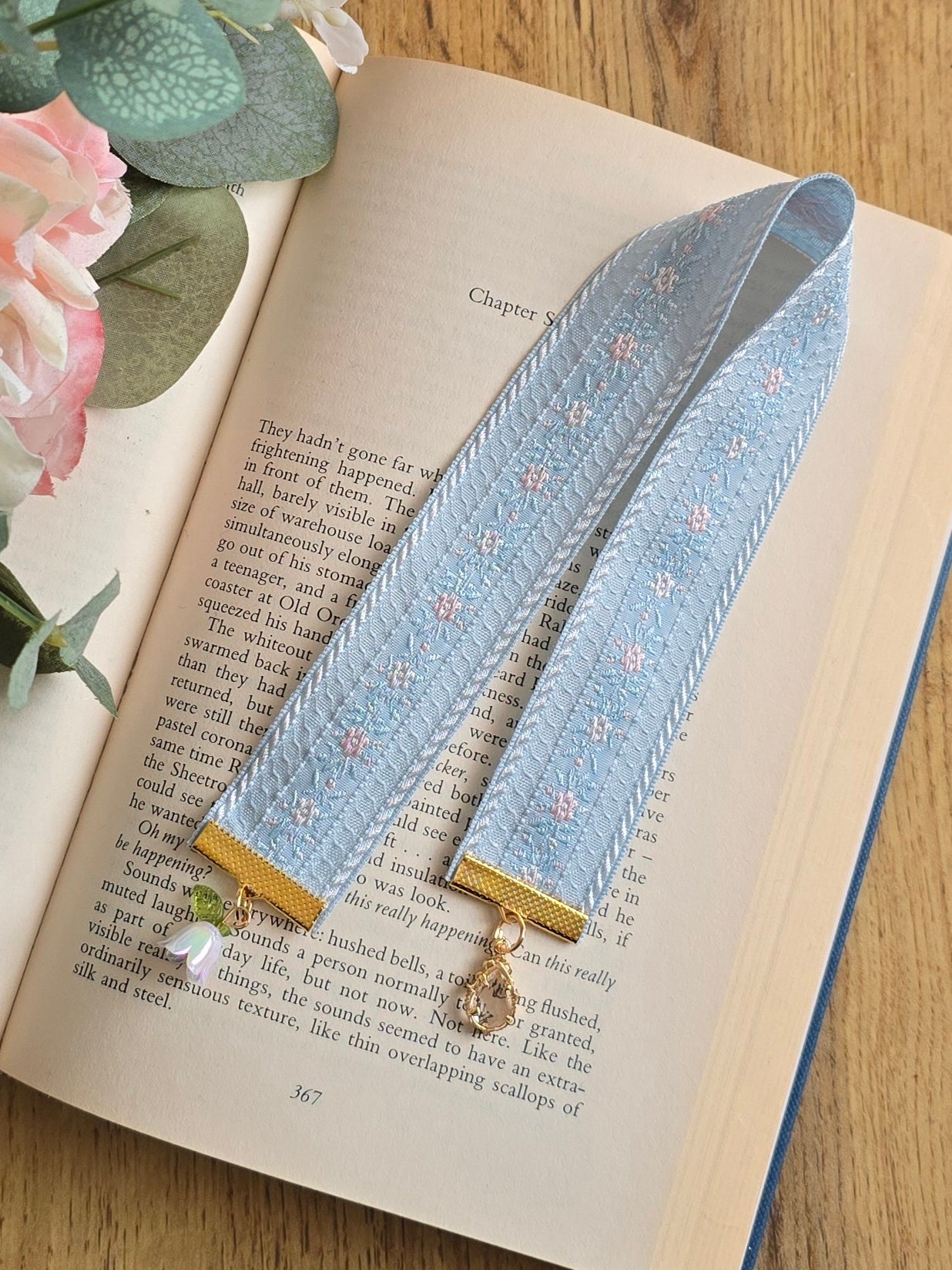 Daphne Basset Ribbon Bookmark